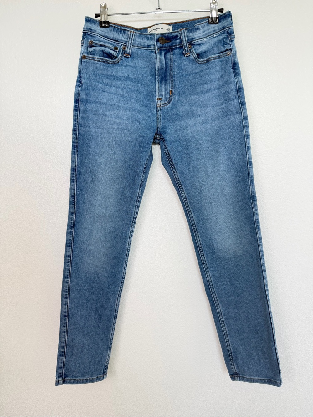 Abercrombie Kids Jeans Boys 11/12 Long Denim Taper Casual Preppy Pant